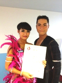 進藤博信・奥原怜美組